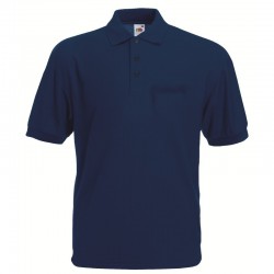 Polo 65/35 Uomo Blu Navy con taschino