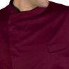 GIACCA CUOCO BILBAO BORDEAUX/NERO - Particolare rifinitura Collo e Taschino