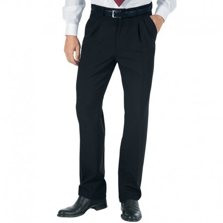Pantalone 2 pinces nero ISACCO 063000 - 