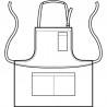 Grembiule piccadilly Bianco ISACCO 087500 - 
