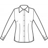 Camicetta kyoto Bianca 3/4 piquet ISACCO 025300T - Fronte