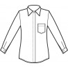 Camicia Donna m/m Bianca ISACCO 021100 - Fronte