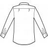 Camicia pol/cot m/m Bianca ISACCO 062100 - Retro