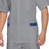 Casacca peter m/m grigio/blu ISACCO 036112M - 