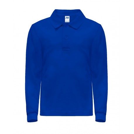 Polo bambino Royal Blu Manica Lunga