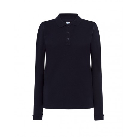 Polo regular  LADY manica lunga Blu Navy