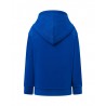 Felpa Cappuccio Zip Bambino Blu Royal