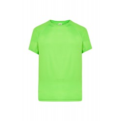 T-shirt sport uomo fluor verde fluor