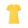 T-SHIRT DONNA VALUEWEIGHT COLOURS - GIRASOLE