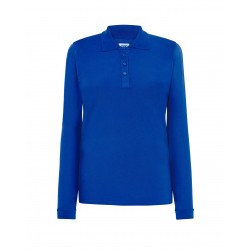 Polo regular  LADY manica lunga Blu Royal