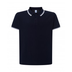 Polo regular Contrast blu navy white
