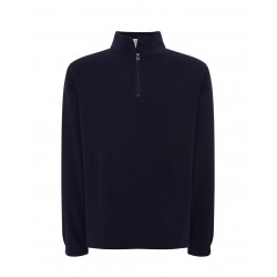 Pile Uomo mezza zip Blu Navy