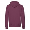 Felpa Cappuccio Bordeaux
