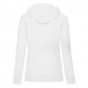 Felpa Cappuccio Leggera Donna Bianca