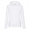Felpa Cappuccio Donna Bianca