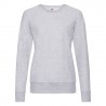 Felpa Raglan Leggera Donna Grigio Melange