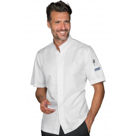 Giacca Cuoco Sincler Superdry Mezza Manica Bianco ISACCO 058880M
