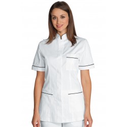 KASACK PANAREA Weiß+Schwarz 100% BAUMWOLLE 002731 ISACCO