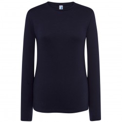 T-Shirt Regular Lady Blu Navy Manica Lunga