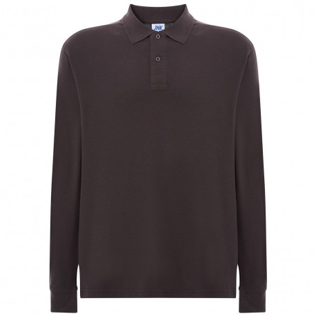 Polo Regular Manica Lunga Grafite