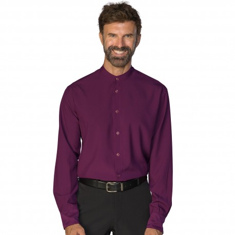 Camicia Detroit Unisex Tecnostretch Porpora 96% Poliestere 4% Spandex ISACCO 061709