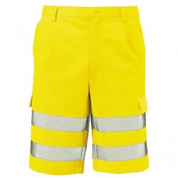 Bermuda Alta Visibilità Giallo Fluo