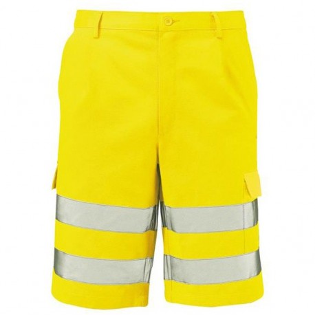 Bermuda Alta Visibilità Giallo Fluo