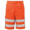 Bermuda Alta Visibilità Arancione Fluo