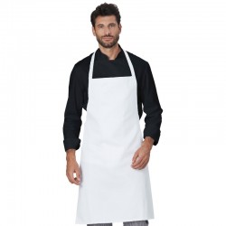 Grembiule Chef Con Pettorina Bianco