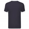 T-SHIRT RINGER PROFILO BIANCO - BLU NAVY