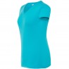 REGULAR LADY V-NECK turchese