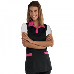 Casacca trinidad nero + fuxia