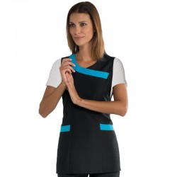 Casacca malibù nero + turchese