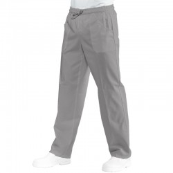 Pantalone c/elastico Pol/Cot. 125 grigio ISACCO 044012