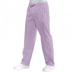 Pantalone con elastico Cotone lilla ISACCO 044427