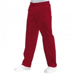 Pantalone C/elastico Pol/Cot. 115 vermiglio ISACCO 044703 - 