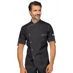 Giacca Cuoco Manhattan M/M Superdry Nero + Codino Bianco 100% Poliestere Microfibra ISACCO 059731M