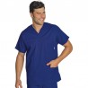Casacca collo a v 125gr pol/cot blu ISACCO 045022 - 