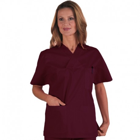 Casacca Collo A V   Bordeaux