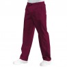 PANTALONE CON ELASTICO BORDEAUX