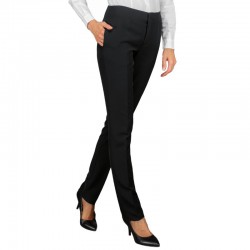 Trousers CAPRI Black 96% POLYESTER 4% SPANDEX ISACCO 024111
