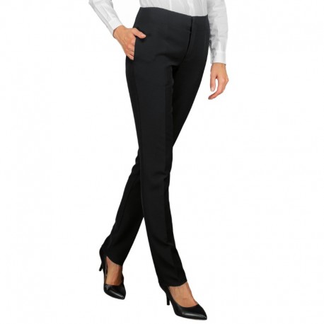 PANTALONE CAPRI NERO 96% POLYESTER 4% SPANDEX ISACCO 024111