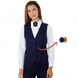 Gilet unisex blu ISACCO 033002 - 