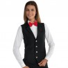 Gilet cameriere wall street unisex nero 