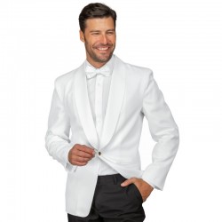 GIACCA SCIALLE MONOPETTO - BIANCO