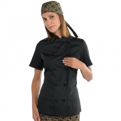 Giacca cuoca lady extra light nero m/m