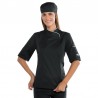 Giacca cuoca lady snaps nero/bianco m/m
