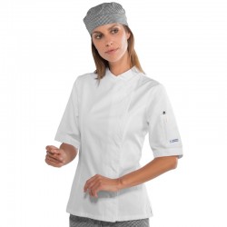 GIACCA LADY SNAPS  BIANCO