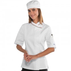 GIACCA LADY SNAPS  BIANCO