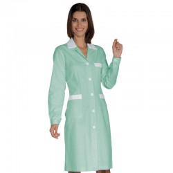 CAMICE POSITANO RIGATINO VERDE/BIANCO